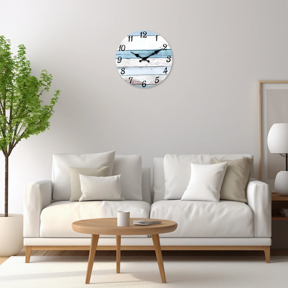 Horloge Murale Bois Vintage, Silencieuse – Vergéa
