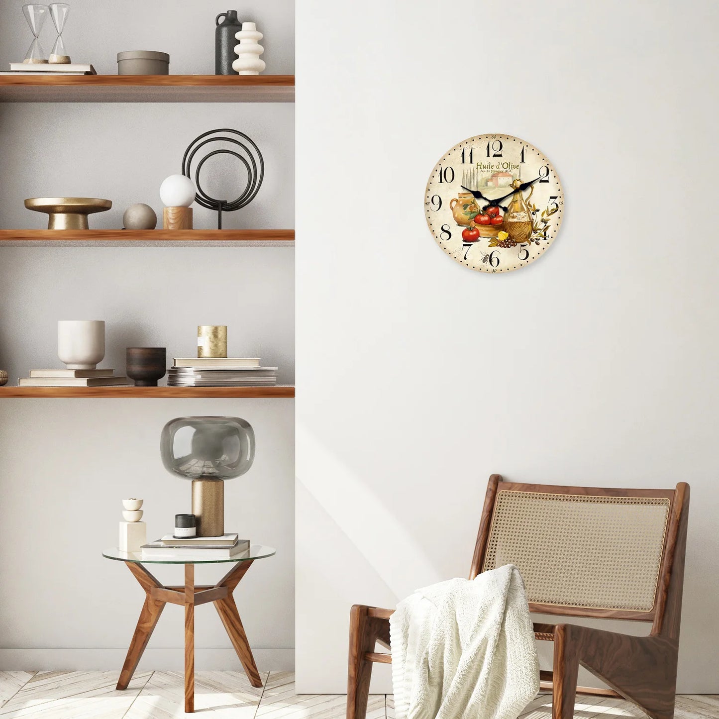 Horloge Murale Bois Style Provençal – Classiqua