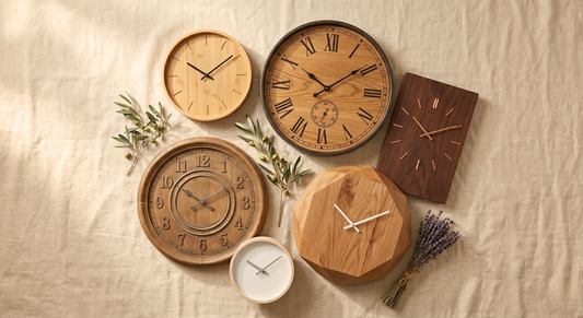 Horloge murale en bois : pourquoi ce matériau domine la décoration intérieure en 2026