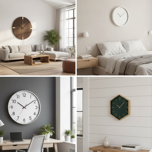 Comment choisir la bonne horloge murale selon la pièce de votre maison ?