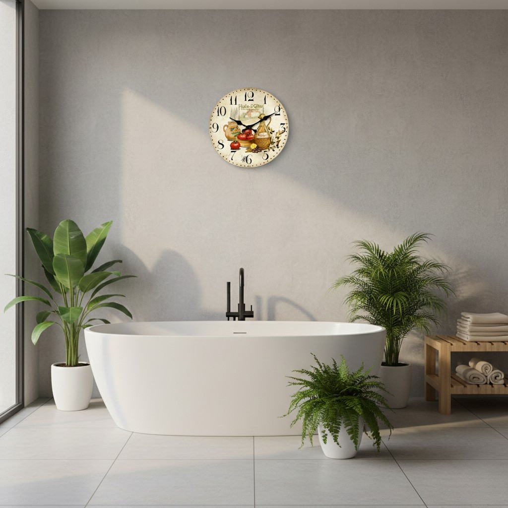 Horloge Murale Bois Style Provençal – Classiqua