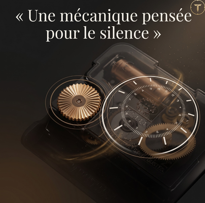 Horloge Murale Design Nature en Résine et Bois avec Mousse, Silencieuse et Unique – Naturova