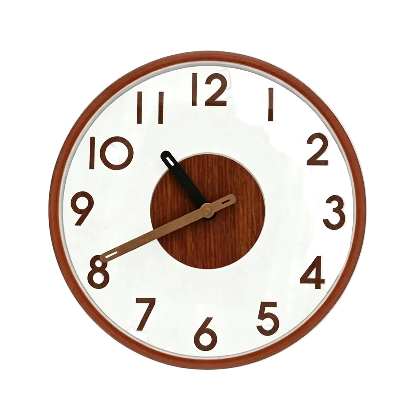 Horloge Murale en Bambou Naturel, Silencieuse et Facile à Lire – Bambusa