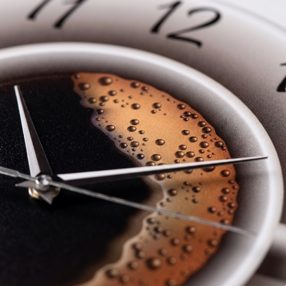 Horloge Originale Tasse à Café en Plastique, Silencieuse et Décorative – Cafféo