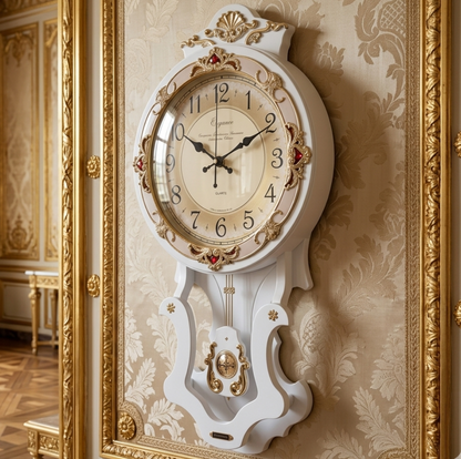 Pendule Murale Vintage en Bois, Silencieuse et Décorative – Silaysa