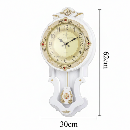 Pendule Murale Vintage en Bois, Silencieuse et Décorative – Silaysa