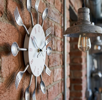 Horloge Murale Design en Métal Waterproof, Silencieuse, Élégante et Résistante – Arios