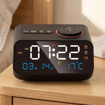 Réveil LED avec Radio FM et Snooze – Novyx