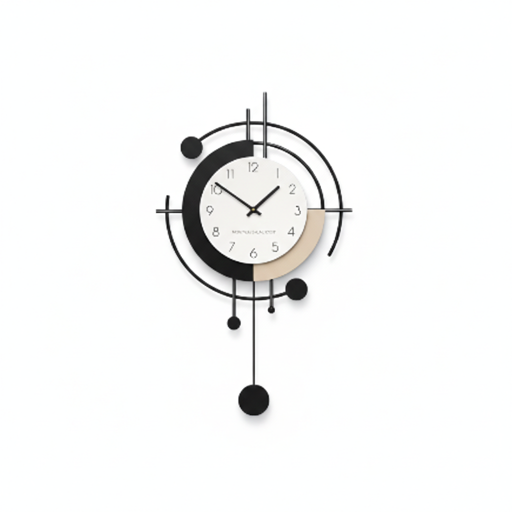 Horloge Murale Moderne Métal Design - Rezda