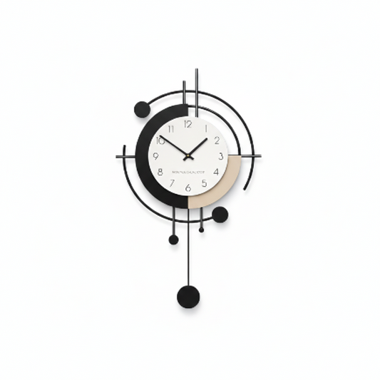 Horloge Murale Moderne Métal Design - Rezda
