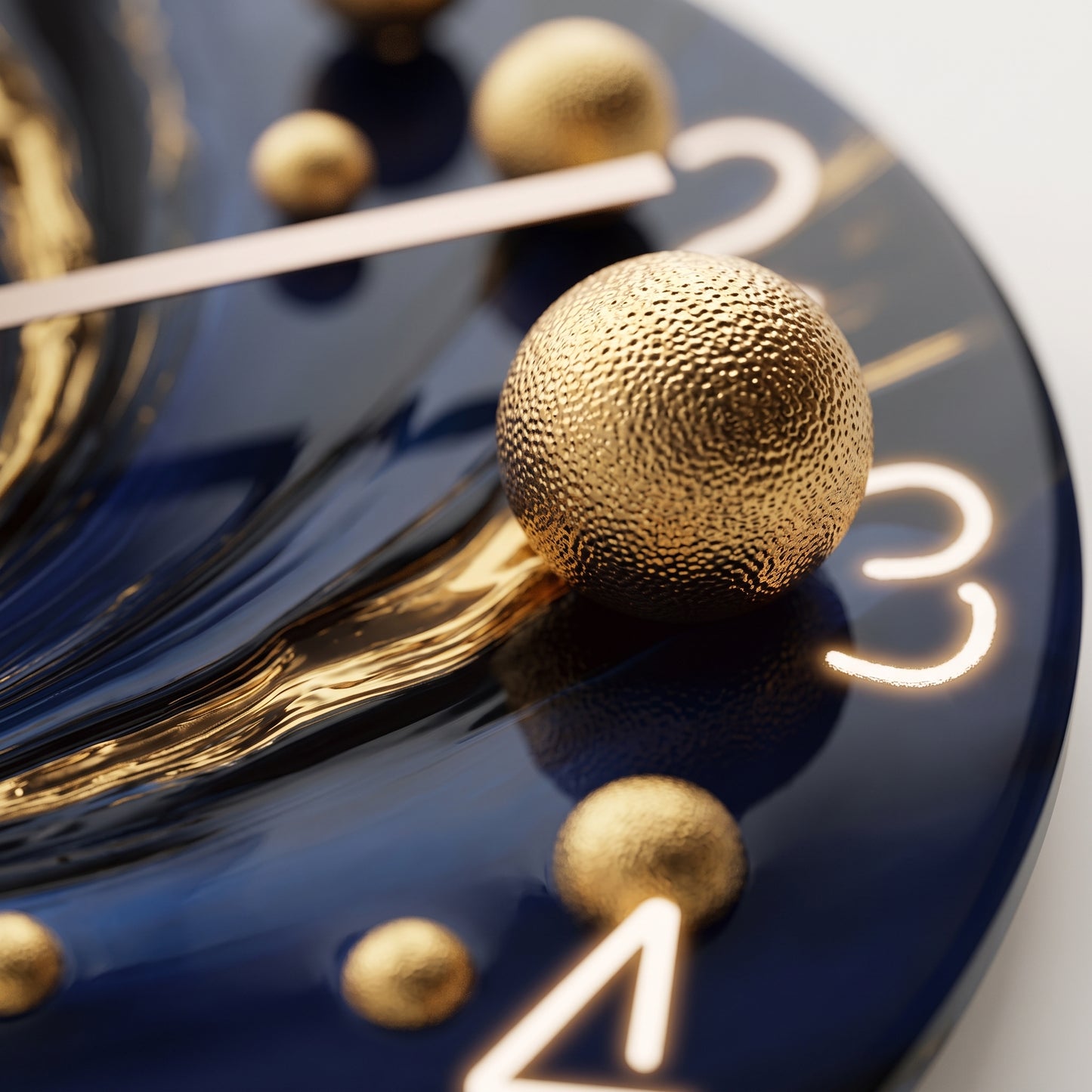 Horloge Murale Design Motif Abstrait en Bois, Silencieuse et Artistique – Artesia