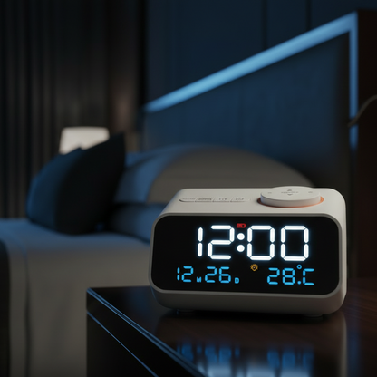 Réveil LED avec Radio FM et Snooze – Novyx