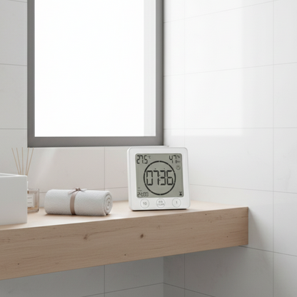 Réveil Étanche Salle de Bain avec Minuteur – Aquatime