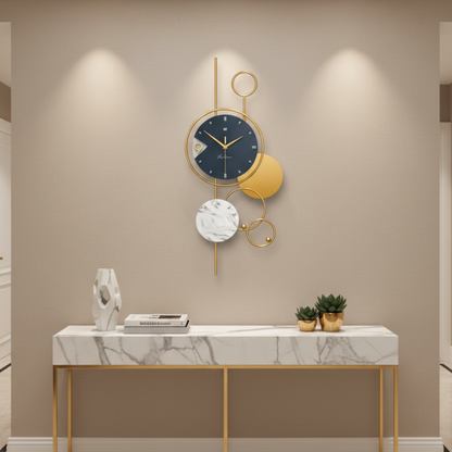 Pendule Murale Décorative avec Affichage Lumineux, Analogique et Élégante – Luimera