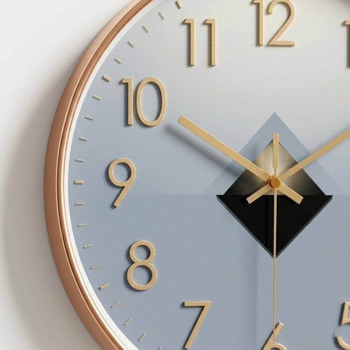 Horloge murale design silencieuse sans tic-tac, analogique et murale – Oviva