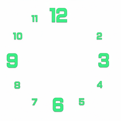 Horloge Murale Originale Design DIY 3D en Acrylique, Silencieuse – Veltrix