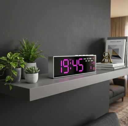 Réveil LED Chevet avec Mode Nuit – Auraled
