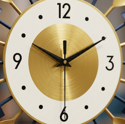 Horloge Murale Design Moderne Circulaire en Acrylique, Décorative et Silencieuse – Solveda