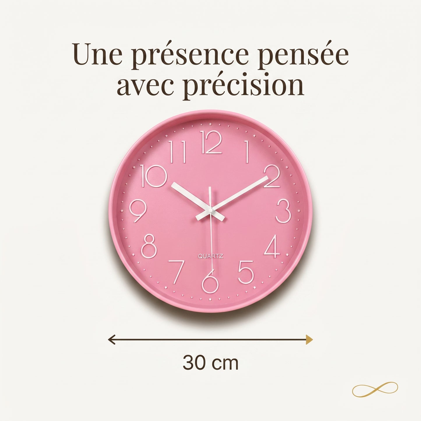Horloge Murale Design Ronde, Silencieuse et Colorée – Prismo