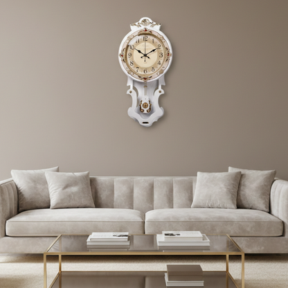 Pendule Murale Vintage en Bois, Silencieuse et Décorative – Silaysa
