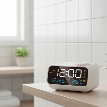 Réveil LED avec Radio FM et Snooze – Novyx