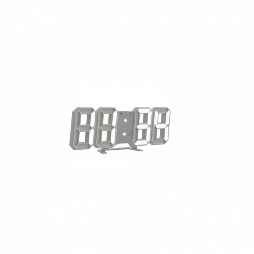 Horloge Murale Numérique LED 3D Design – Aurelian