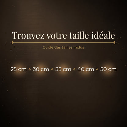Horloge Murale Design Motif Bois en Bambou, Silencieuse et Multi-Espaces – Naturelo