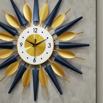 Horloge Murale Design Moderne Circulaire en Acrylique, Décorative et Silencieuse – Solveda