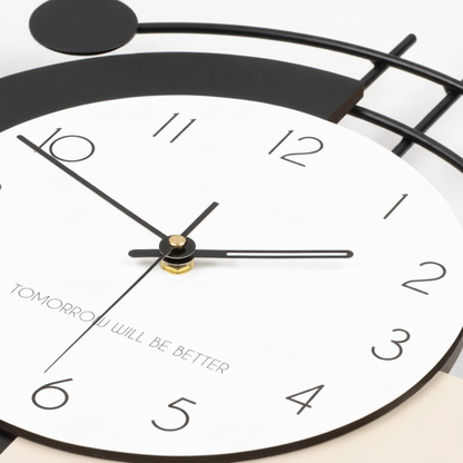 Pendule Murale Moderne Métal Design – Rezda