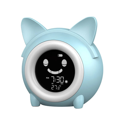 Réveil Enfant Tactile LED avec Affichage Température, Rechargeable – Tempéo