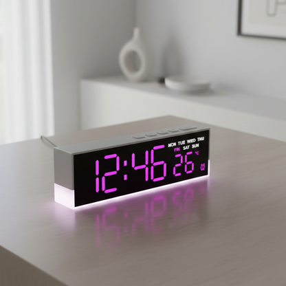 Réveil LED Chevet avec Mode Nuit – Auraled