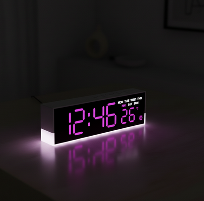 Réveil LED Chevet avec Mode Nuit – Auraled