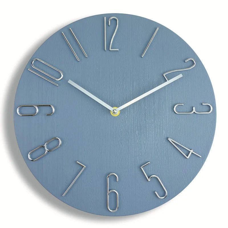 Horloge Murale Nordique Silencieuse 30 cm – Altis
