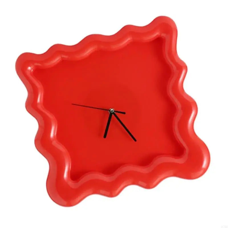 Horloge murale design carrée en ABS, décorative et silencieuse – Biscara