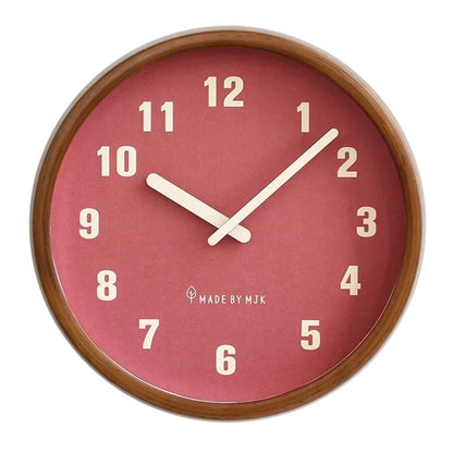 Horloge Murale Vintage Japonaise en Bois, Silencieuse et Rétro – Kaédo