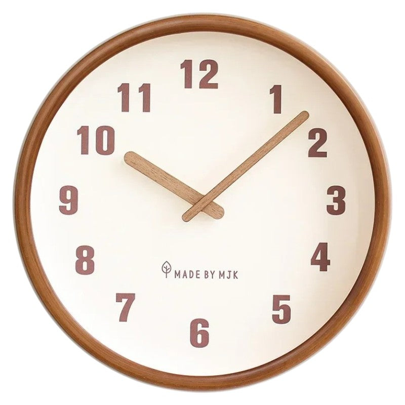 Horloge Murale Vintage Japonaise en Bois, Silencieuse et Rétro – Kaédo