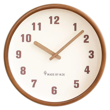 Horloge Murale Vintage Japonaise en Bois, Silencieuse et Rétro – Kaédo