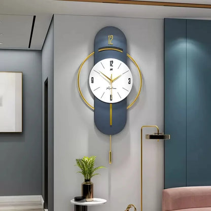 Pendule Murale Moderne à Suspendre, Décorative et Élégante en Grand Format – Elvaris
