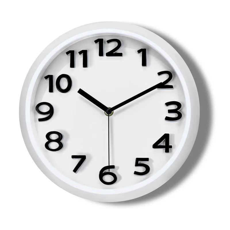 Horloge Murale Silencieuse Ronde en Acrylique – Design Simple & Lecture Facile – Cubera