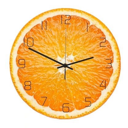 Horloge Originale Fruits Tropicaux en Acrylique, Silencieuse et Colorée – Fruvela