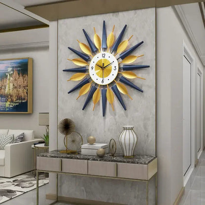 Horloge Murale Design Moderne Circulaire en Acrylique, Décorative et Silencieuse – Solveda