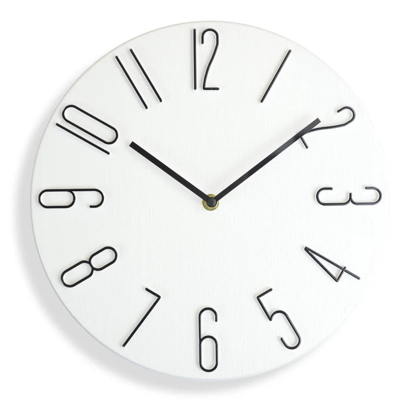 Horloge Murale Nordique Silencieuse 30 cm – Altis