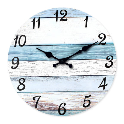 Horloge Murale Bois Vintage, Silencieuse – Vergéa