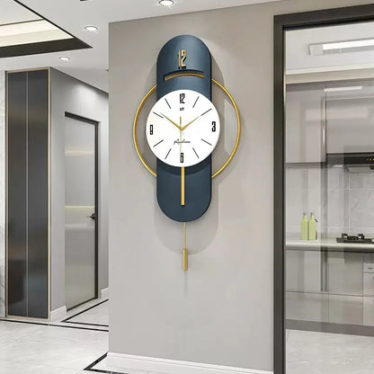 Pendule Murale Moderne à Suspendre, Décorative et Élégante en Grand Format – Elvaris