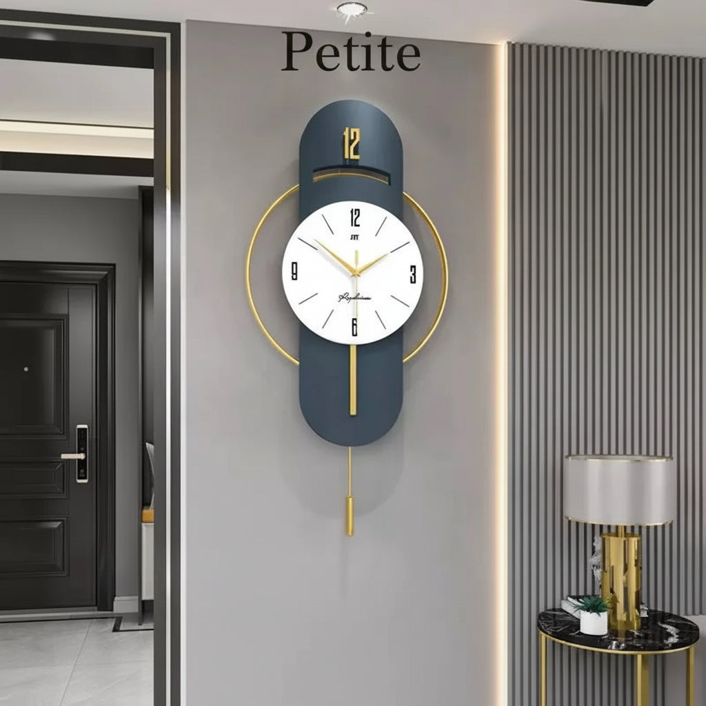 Horloge murale design moderne à suspendre, décorative et élégante en grand format – Elvaris