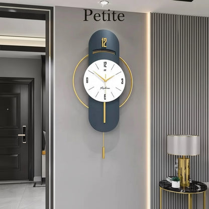 Pendule Murale Moderne à Suspendre, Décorative et Élégante en Grand Format – Elvaris