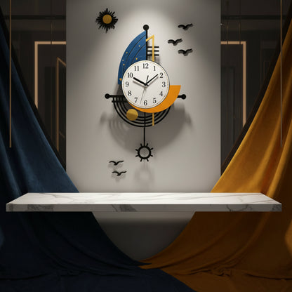 Pendule Murale Voilier Nautique en Acrylique, Créative et Décorative – Navelo