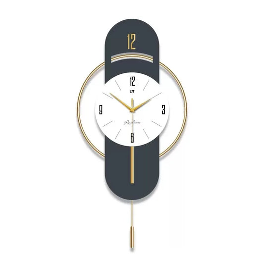 Horloge murale design moderne à suspendre, décorative et élégante en grand format – Elvaris