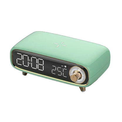 Réveil 6 en 1 avec Enceinte Bluetooth 5.0 et Chargeur Sans Fil 15W – Lumisono