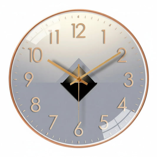 Horloge murale design silencieuse sans tic-tac, analogique et murale – Oviva